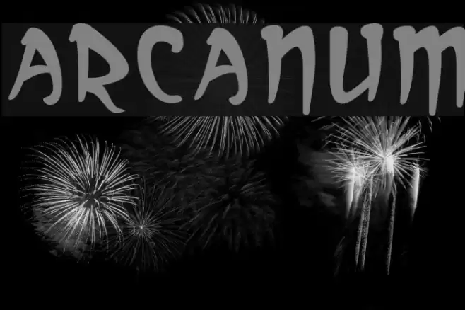 Arcanum Font examples