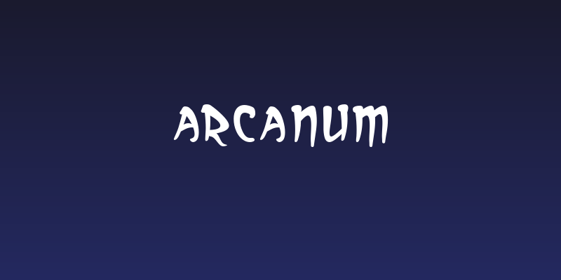 Arcanum Social Header