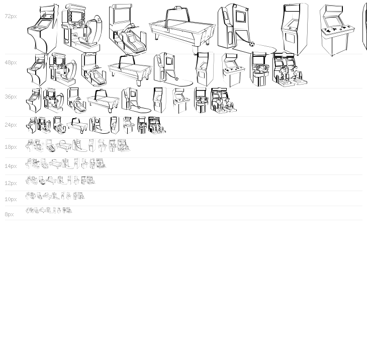 Arcarde Video Games Waterfall