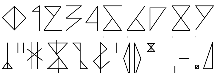 Arccos Font OTHER CHARS