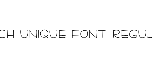 Arch Unique Font Regular Logo