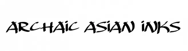 Archaic Asian Inks  baixar fontes gratis