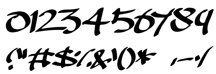 Archaic Asian Inks Font