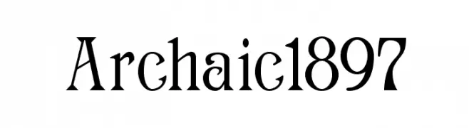 Archaic1897  baixar fontes gratis