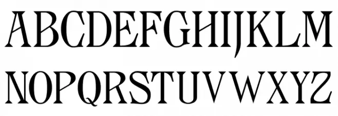 Archaic1897 Schriftart Groß