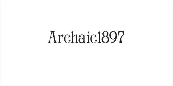 Archaic1897 Logo
