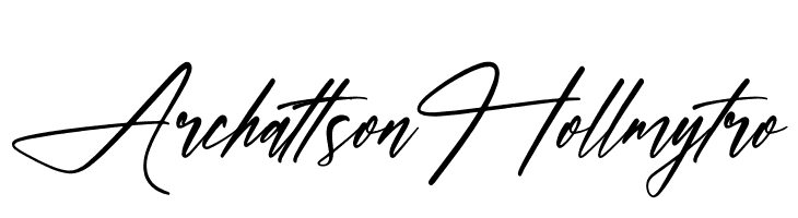 Archattson Hollmytro  नि: शुल्क फ़ॉन्ट्स डाउनलोड