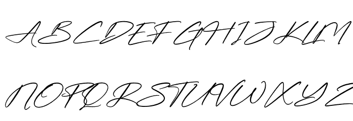 Archattson Hollmytro Font UPPERCASE