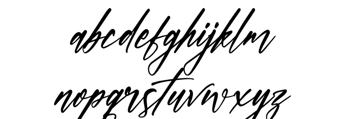 Archattson Hollmytro Font LOWERCASE