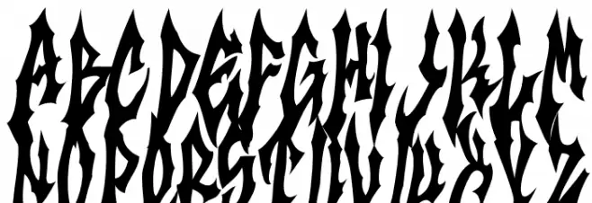 Archaz Negras PERSONAL USE Regular Schriftart Groß