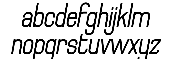 Archee Demo Italic Font LOWERCASE