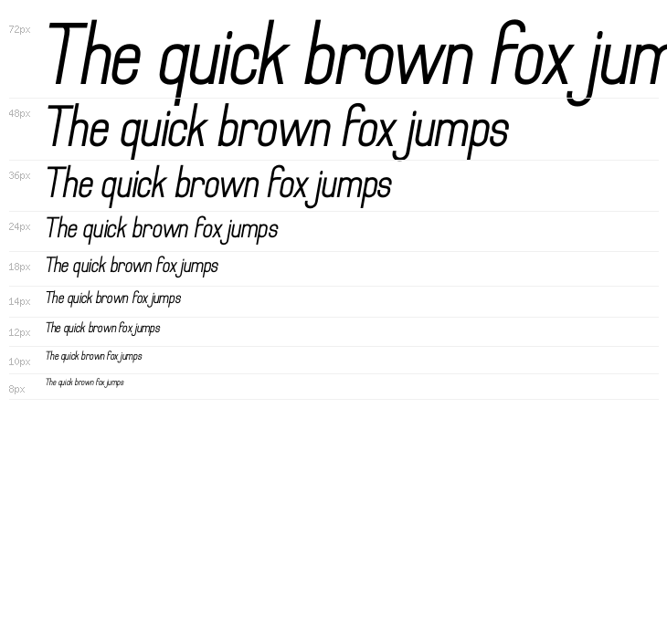 Archee Demo Italic Waterfall