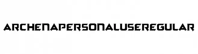 Archena Personal Use Regular 