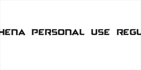Archena Personal Use Regular Logo