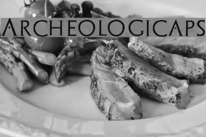 Archeologicaps Font examples