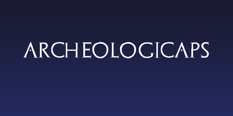 Archeologicaps Social Header
