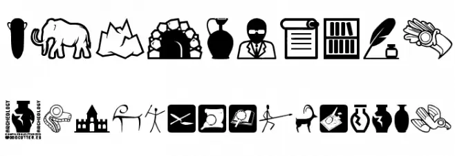 Archeology Font OTHER CHARS