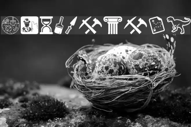 Archeology Font examples