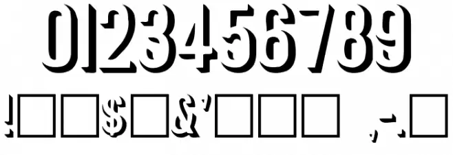 Archer Polices AUTRES CHARS