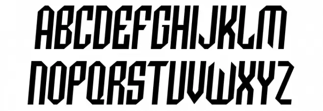 Archery Black Condensed Italic फ़ॉन्ट अपरकेस