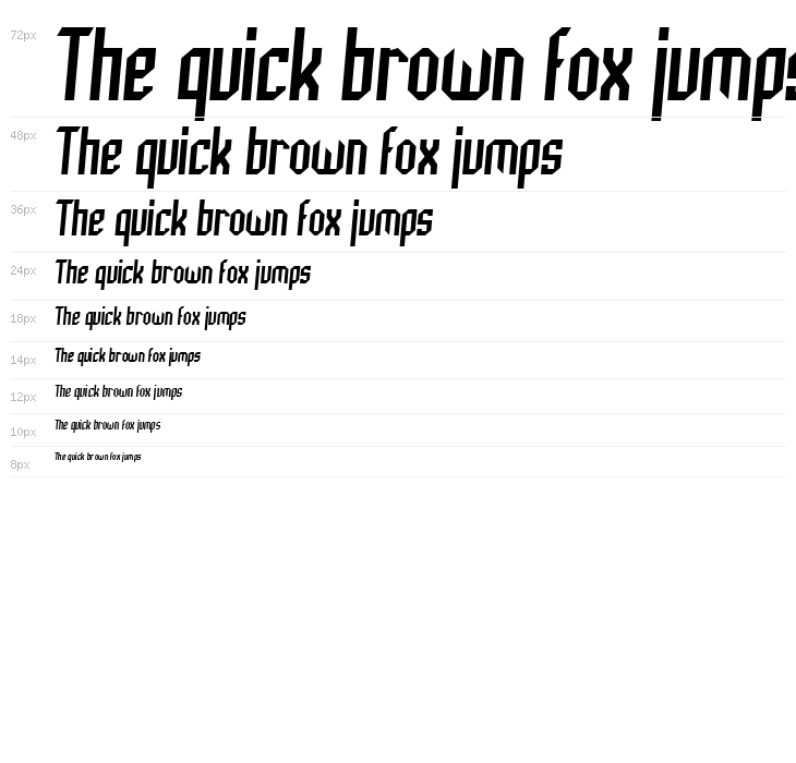 Archery Black Condensed Italic Waterfall