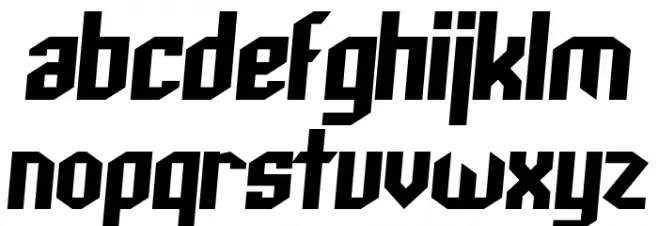 Archery Black Italic Caratteri MINUSCOLO