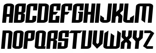 Archery Black Rounded Italic Font Litere mari