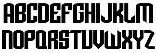 Archery Black Rounded Schriftart Groß