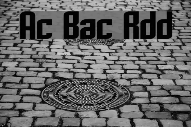 Archery Black Rounded Font examples