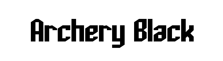 Archery Black  Frei Schriftart Herunterladen