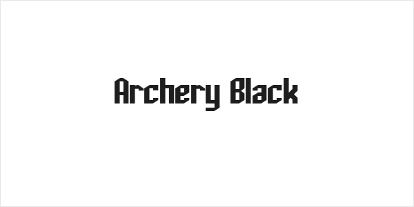 Archery Black Logo