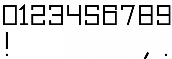 Archibald フォント その他の文字
