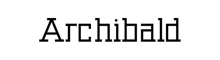 Archibald Font