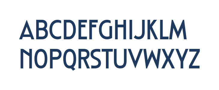 Archiero Bold Regular Uppercase