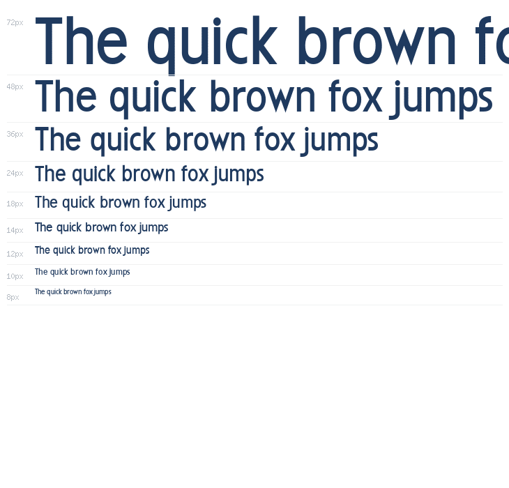 Archiero Bold Regular Waterfall