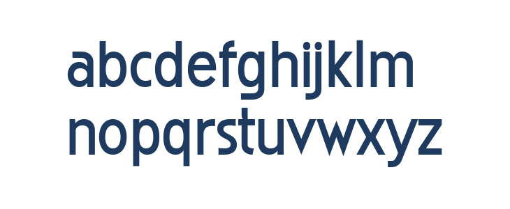 Archiero Bold Regular Lowercase