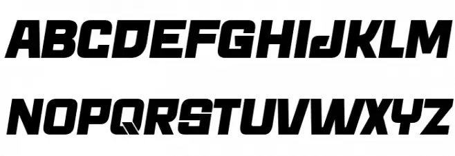 Archigadget Italic Polices MAJUSCULES