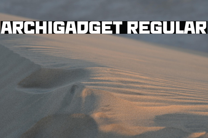 Archigadget Regular Example 2