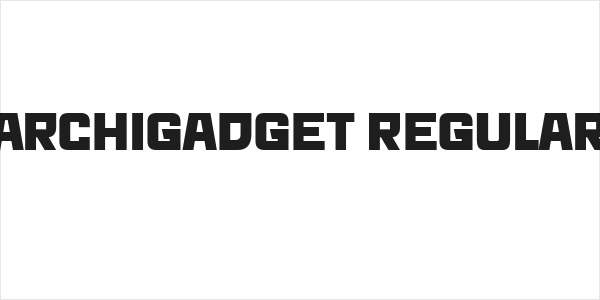 Archigadget Regular Logo