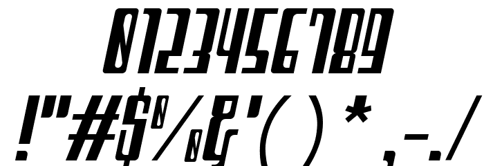 Archimate Italic Font OTHER CHARS