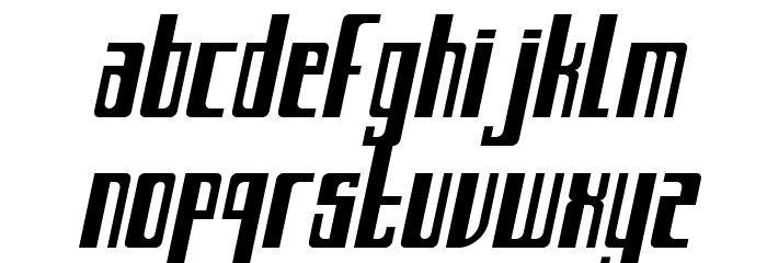 Archimate Italic Font LOWERCASE