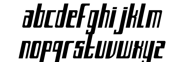 Archimate Italic Font LOWERCASE