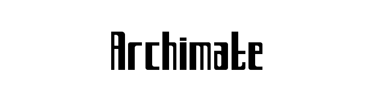 Archimate  font caratteri gratis