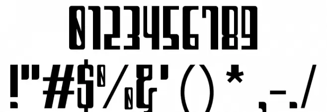 Archimate Font OTHER CHARS