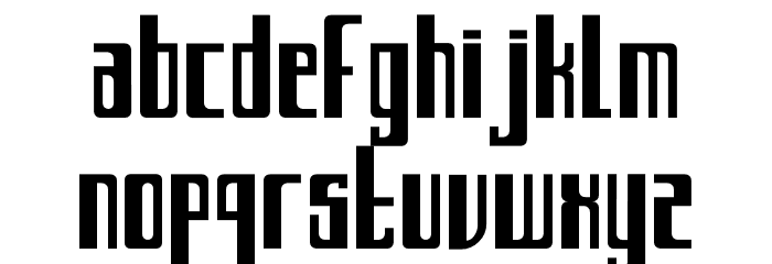Archimate Font LOWERCASE