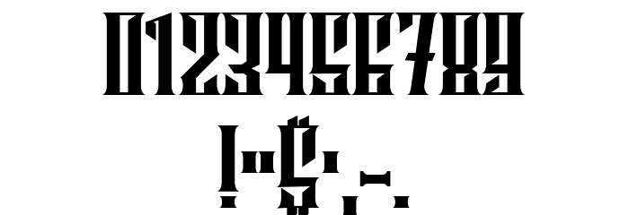 Archipelago Condensed Font OTHER CHARS