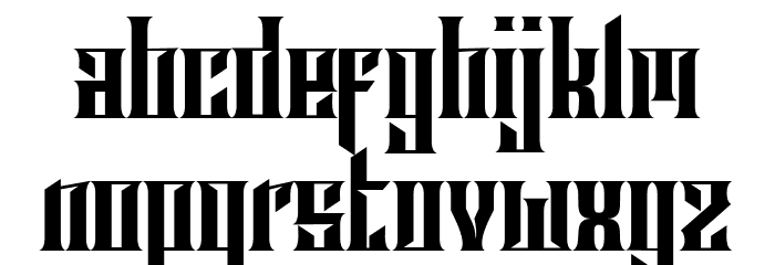 Archipelago Condensed Font LOWERCASE