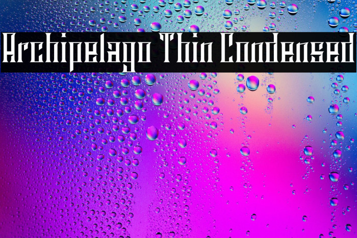 Archipelago Thin Condensed Example 1
