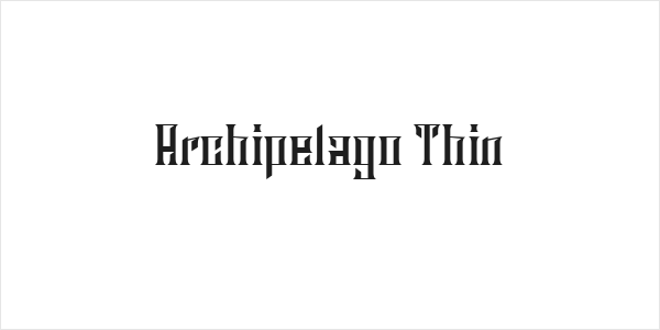 Archipelago Thin Logo