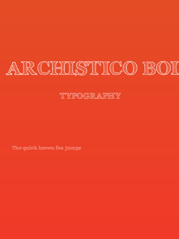 Archistico Bold Poster